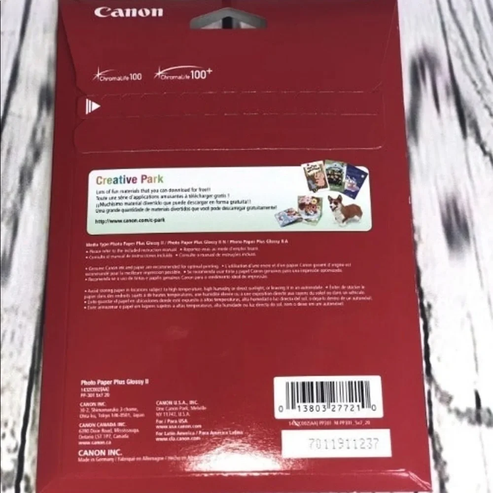 Canon 5x7 Photo Paper